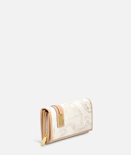 Art.C W026 6188 Geo White Portafogli grande