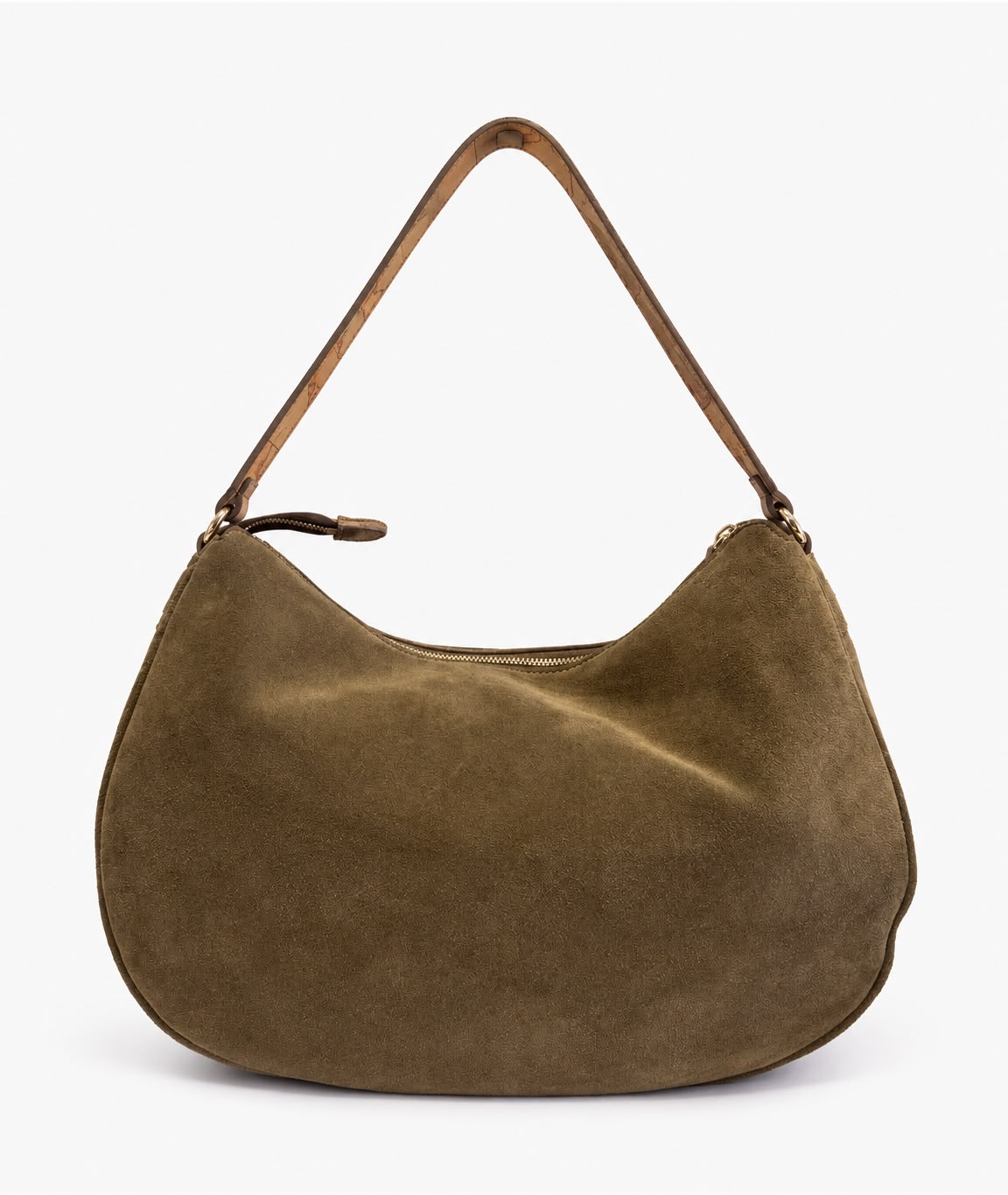 Savage Leather maxi tracolla Verde Oliva Alviero Martini