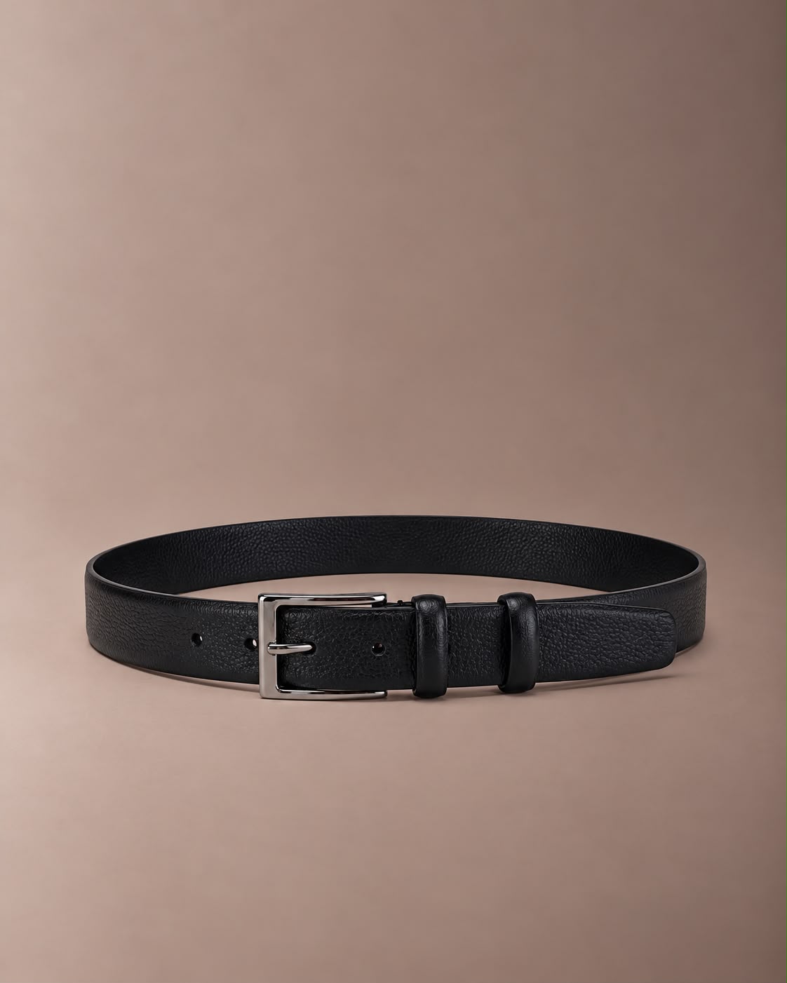 Cintura Uomo in Vera Pelle 100% Made in Italy – Il Kuoio 055Nero