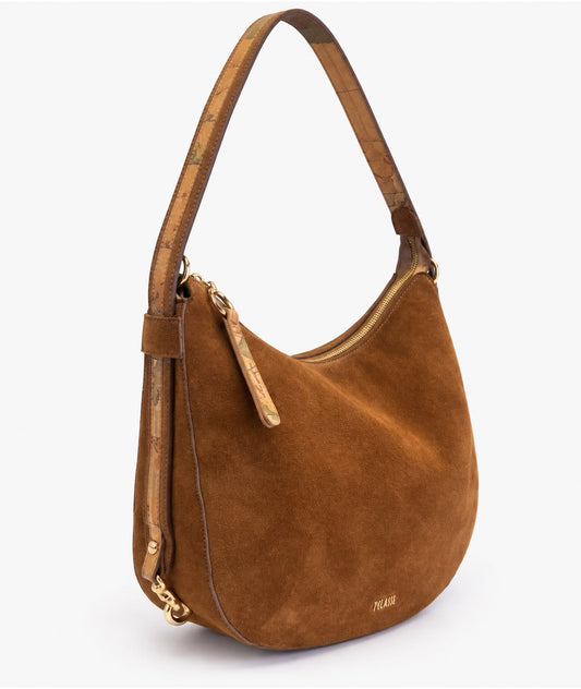 Savage Leather borsa sottospalla Terra di Siena Alviero Martini