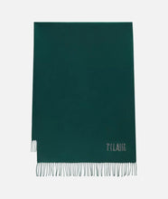 Carica l'immagine nel visualizzatore di Gallery, Stola con logo in strass 72x175 Verde Bottiglia