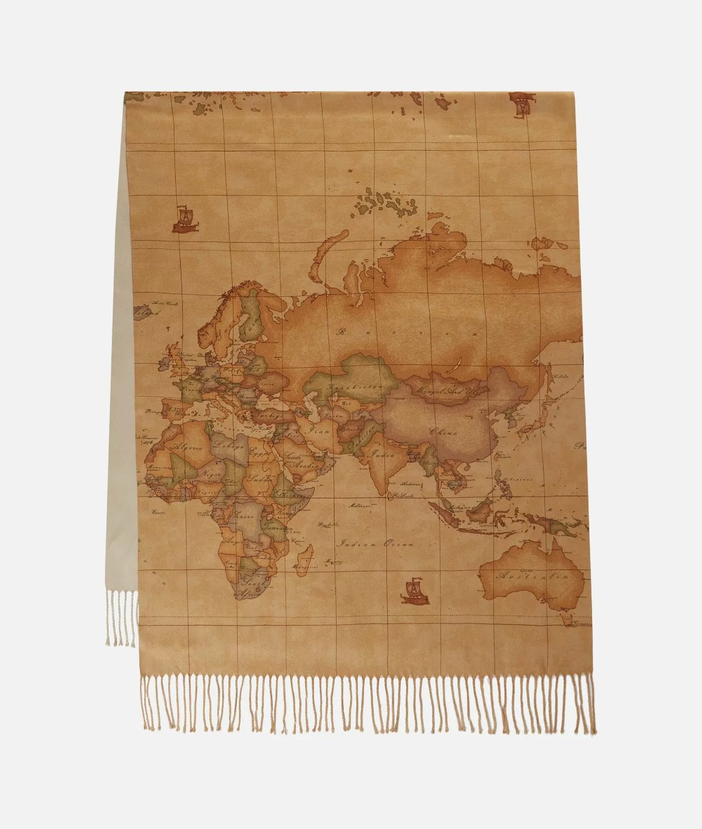 Stola con frange 72x175 Geo Classic