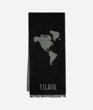 Carica l'immagine nel visualizzatore di Gallery, Sciarpa Geo Pieno in misto modal e lana 40x180 Grigio City Alviero Martini