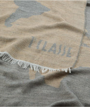 Carica l'immagine nel visualizzatore di Gallery, Stola Geo Pieno in misto modal e lana 80x180 Greige Alviero Martini