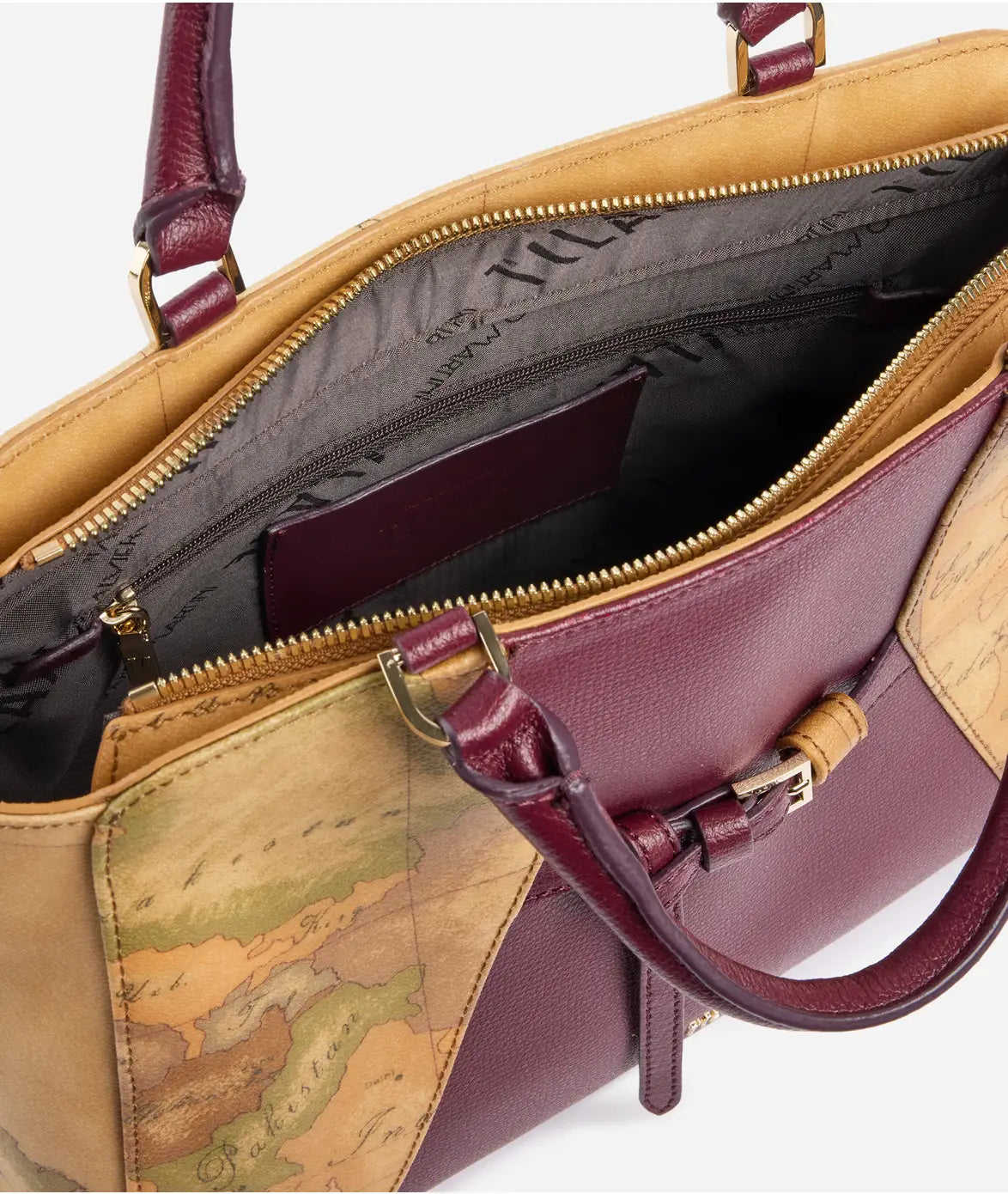 Geo Saloon borsa a mano Burgundy Alviero Martini