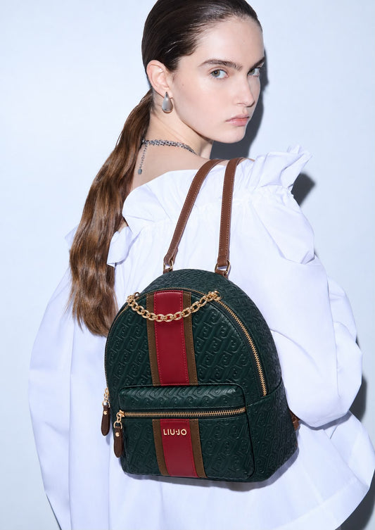 Zaino con logo monogram Liu Jo