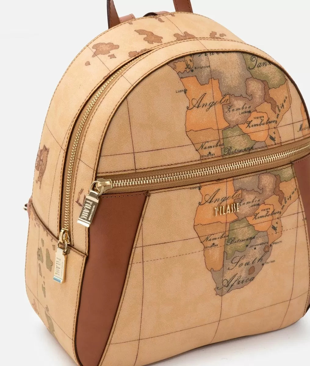 Art.C E033 6000 Geo Classic zaino con inserti frontali in pelle