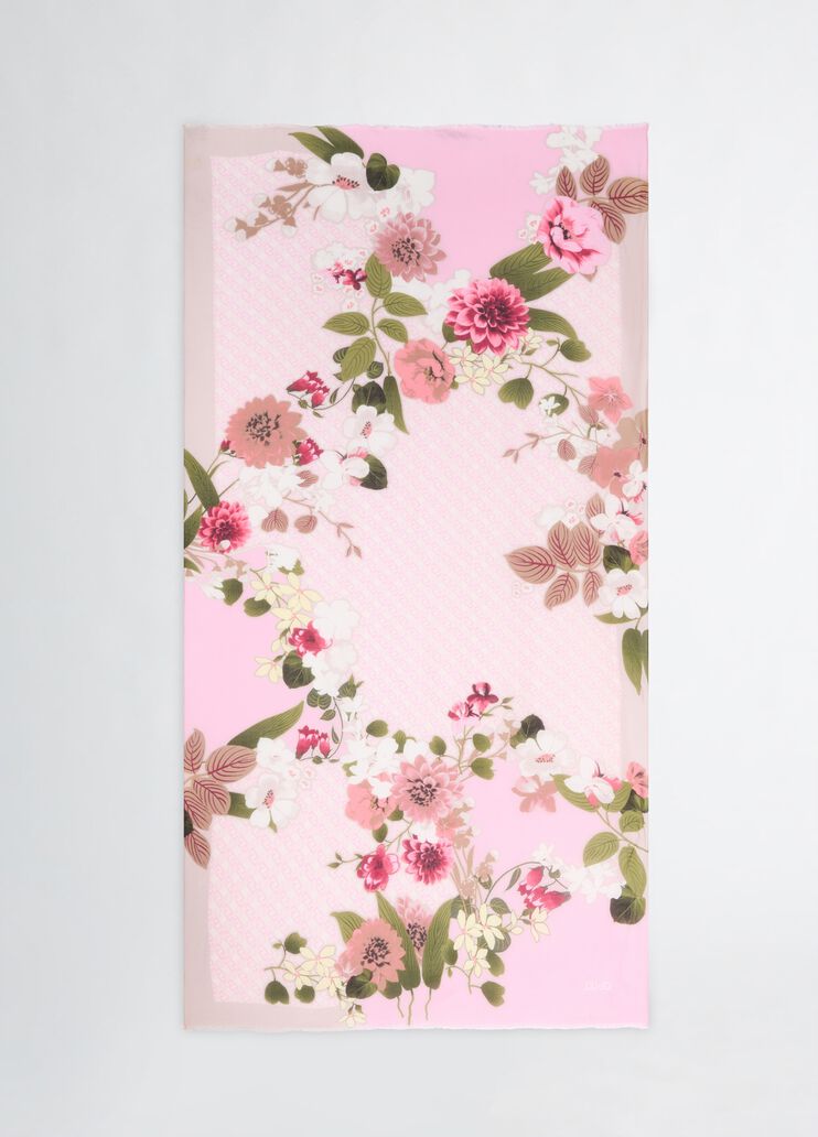 Stola con stampa floreale
