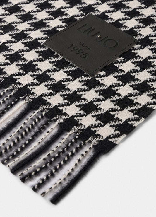 Stola jacquard in vichy