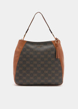 Carica l'immagine nel visualizzatore di Gallery, Borsa hobo media con logo