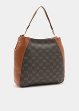 Carica l'immagine nel visualizzatore di Gallery, Borsa hobo media con logo