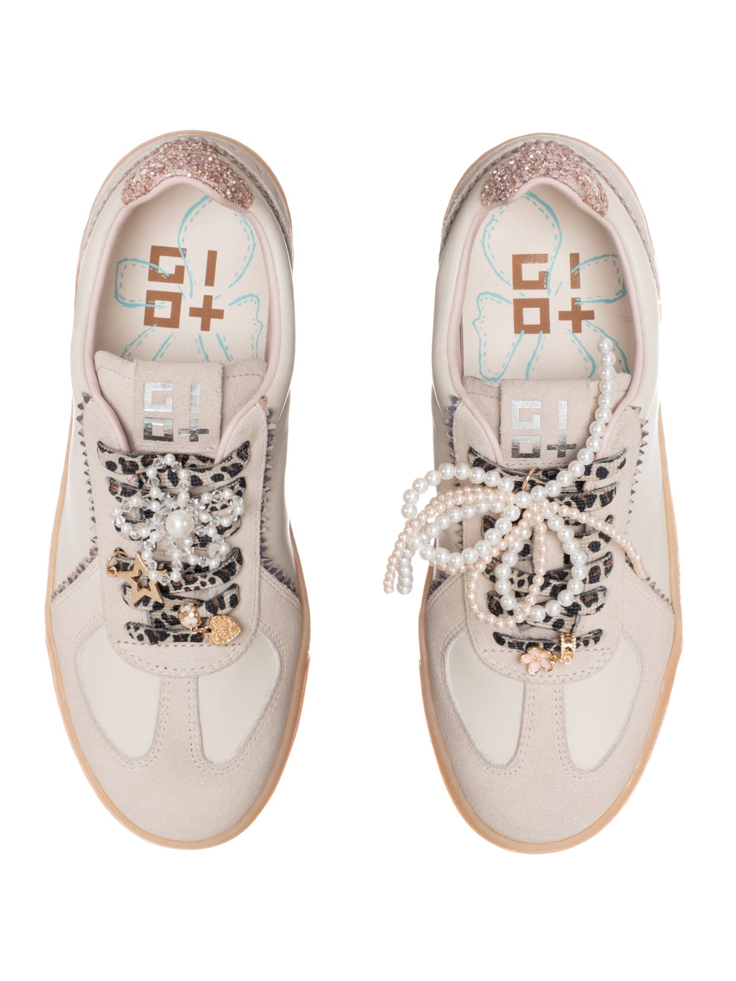 Sneakers GIO+ modello Blue Combi Leopard