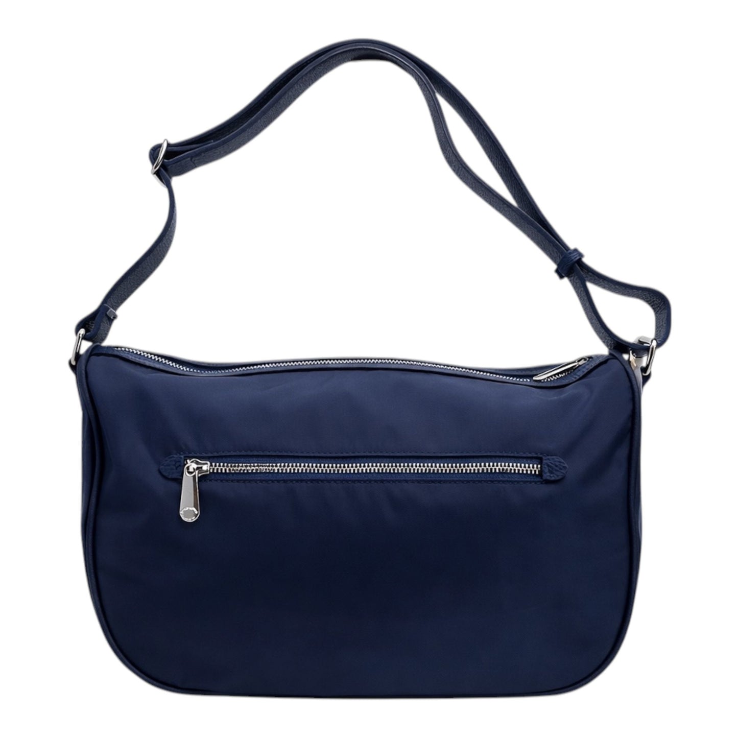 Borsa a Tracolla Grande 'Vela' in Nylon Blu - Pelletteria Veneta