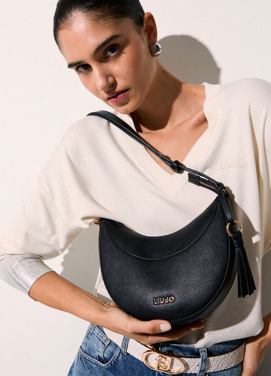 Borsa hobo media con charm Cirry Liu Jo