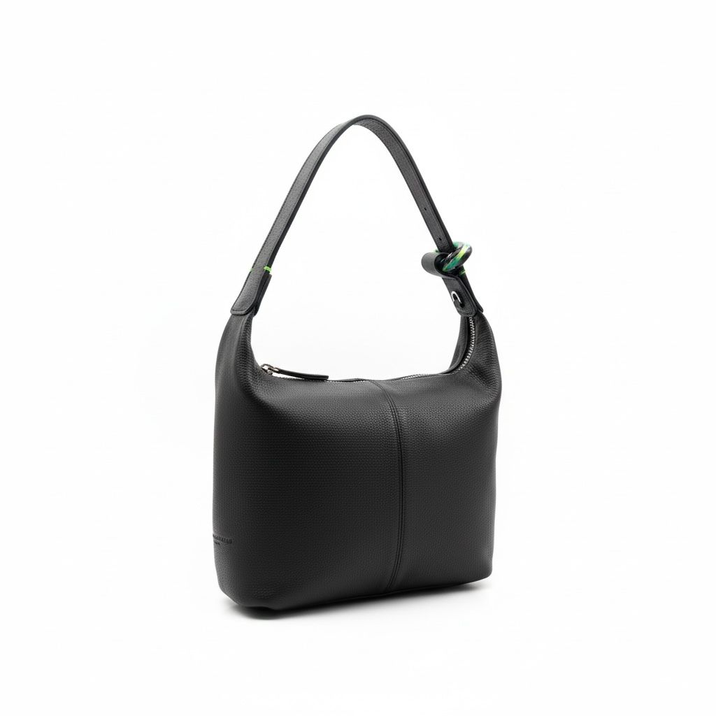 Borsa a Mano 'Murina' in Pelle Nero - Pelletteria Veneta