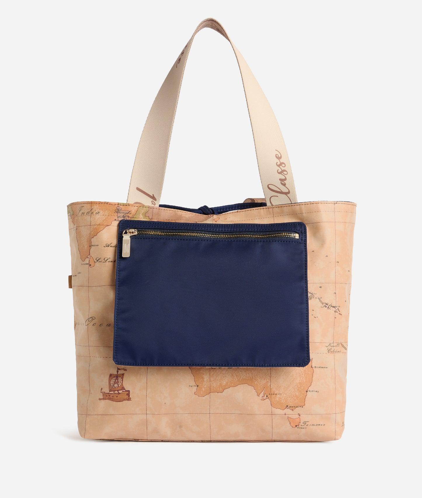 Dual Bag borsa shopping reversibile Blu Notte Alviero Martini