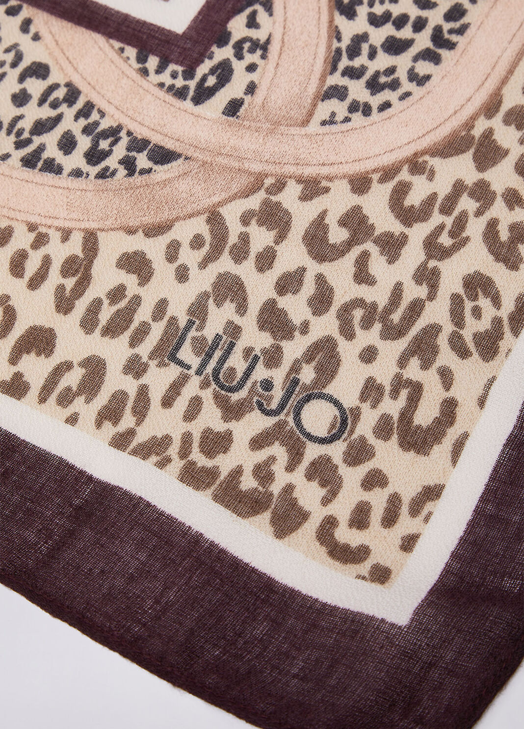 Stola animalier con cinturini Liu Jo