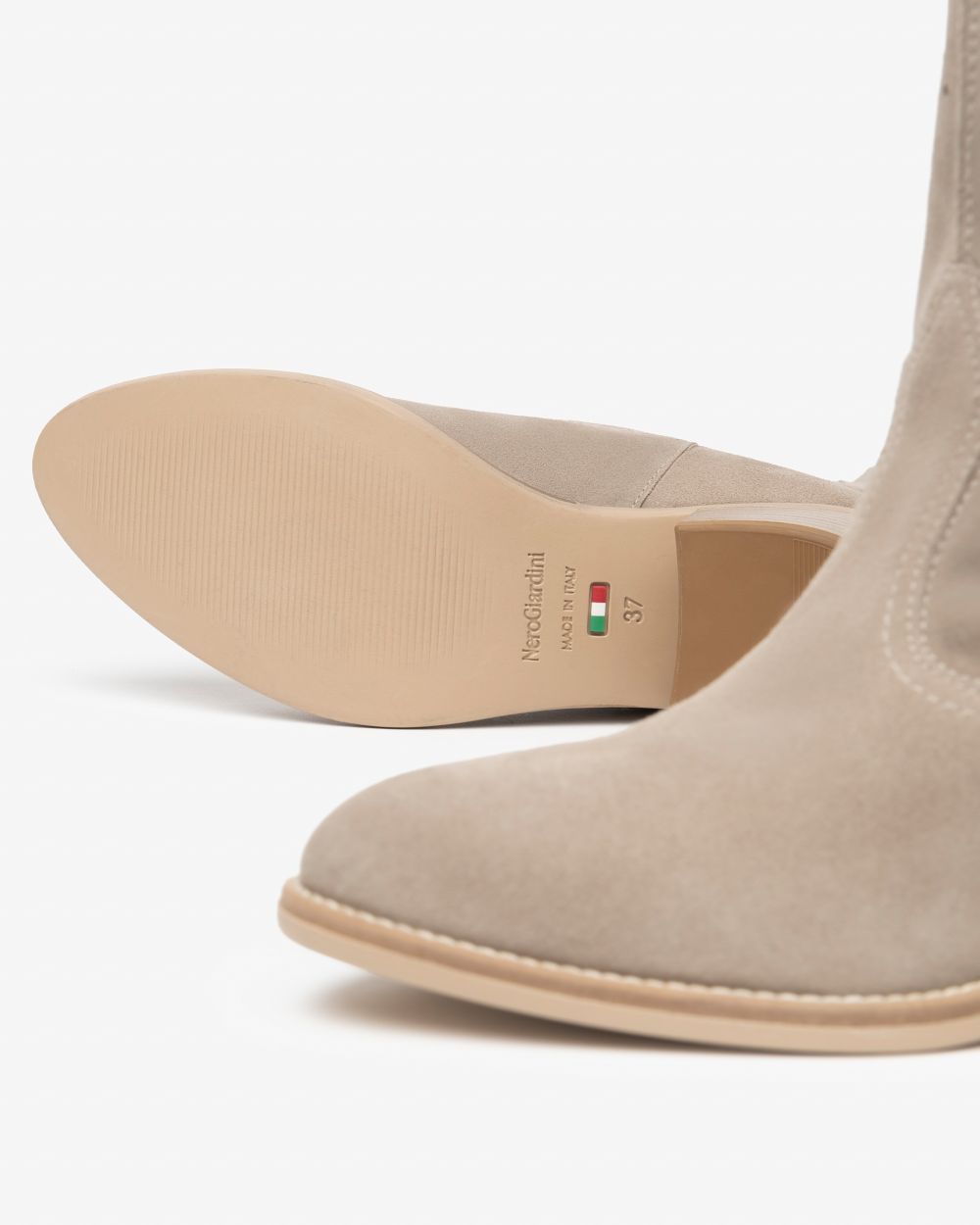 E615122D_451 Stivali Donna in Suede NeroGiardini