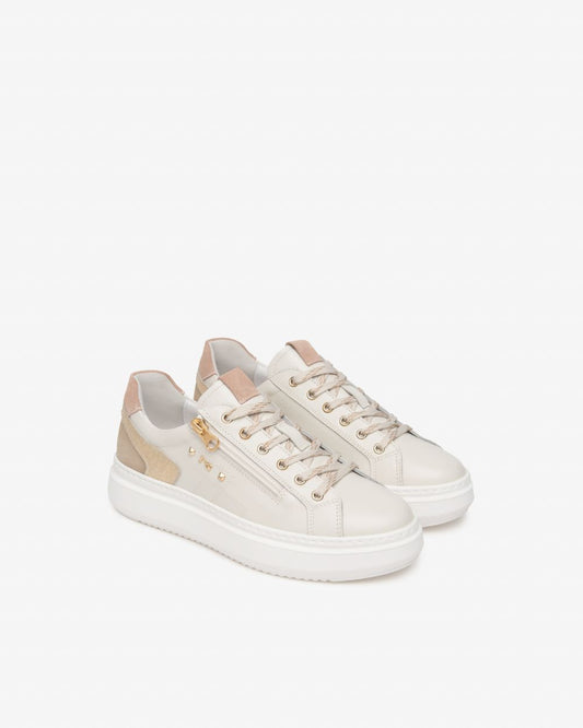 E615285D_713 Sneakers Donna in Pelle e Suede NeroGiardini