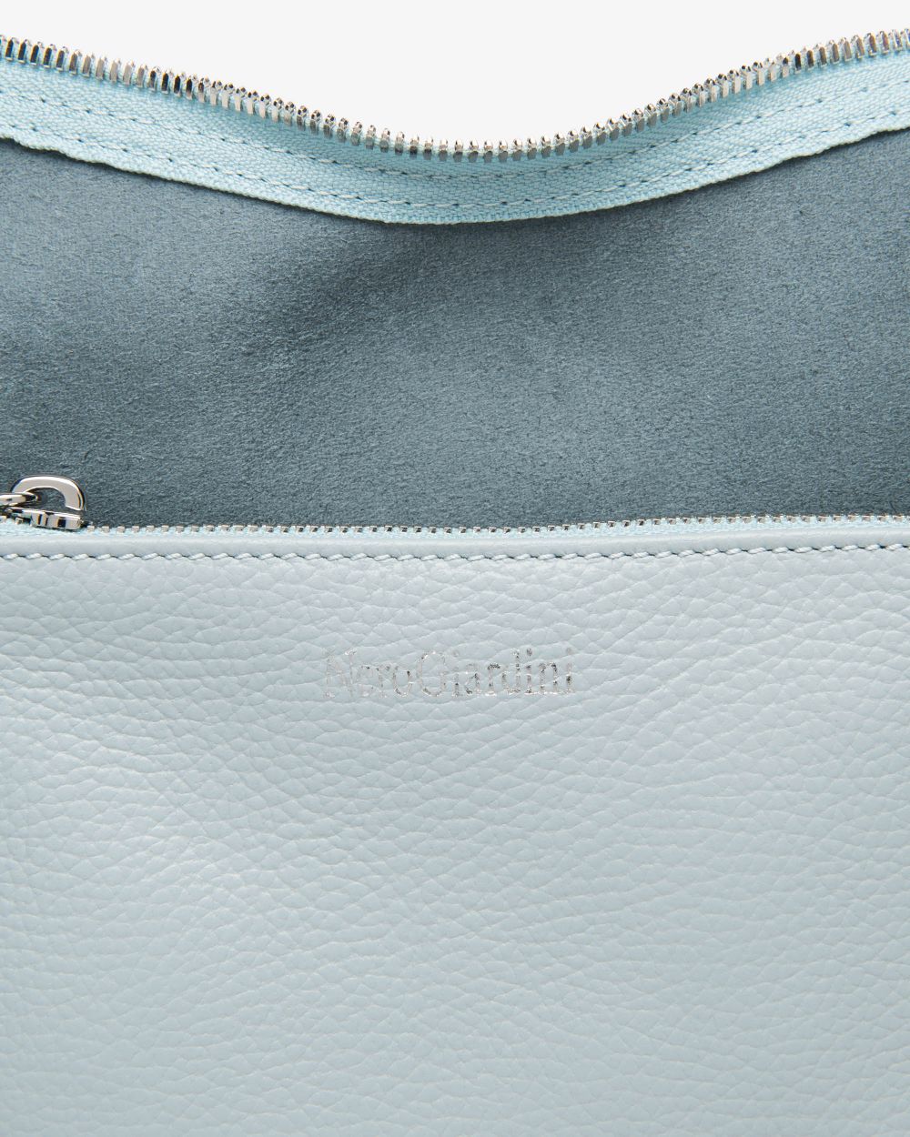 E644143D_210 Borsa Hobo da Donna in Pelle NeroGiardini