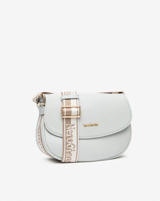 E644191D_112 Borsa a Tracolla da Donna in Materiale Tecnico NeroGiardini