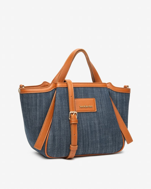E644250D_214 Borsa Tote da Donna in Materiale Tecnico NeroGiardini