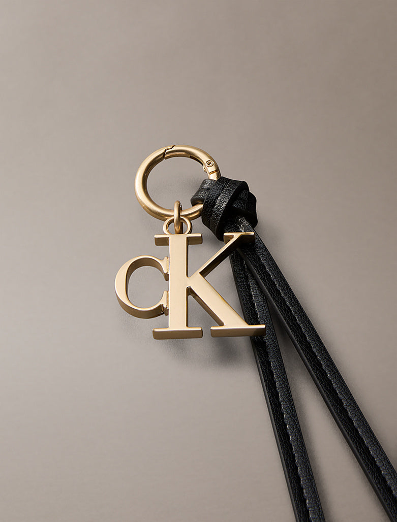 Set con portafoglio con zip in ecopelle e portachiavi Calvin Klein