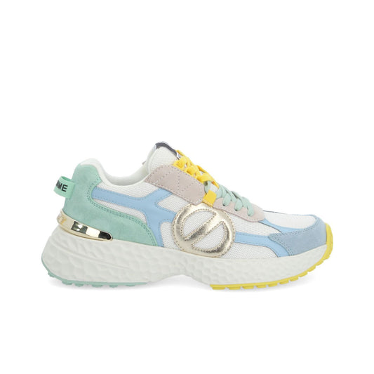NO NAME CARTER 2.0 RUNNER W BIANCO SPORCO/BLU SICILIANO/VERDE