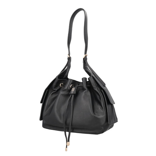 ToscaBlu Secchiello Anna in pelle con coulisse colore nero