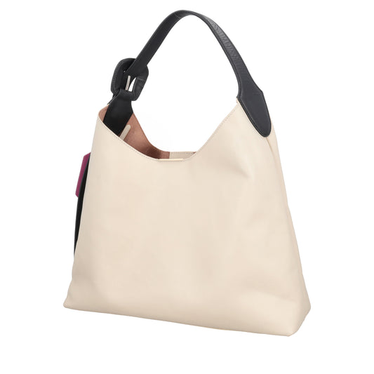 Tosca Blu borsa a spalla London colore avorio