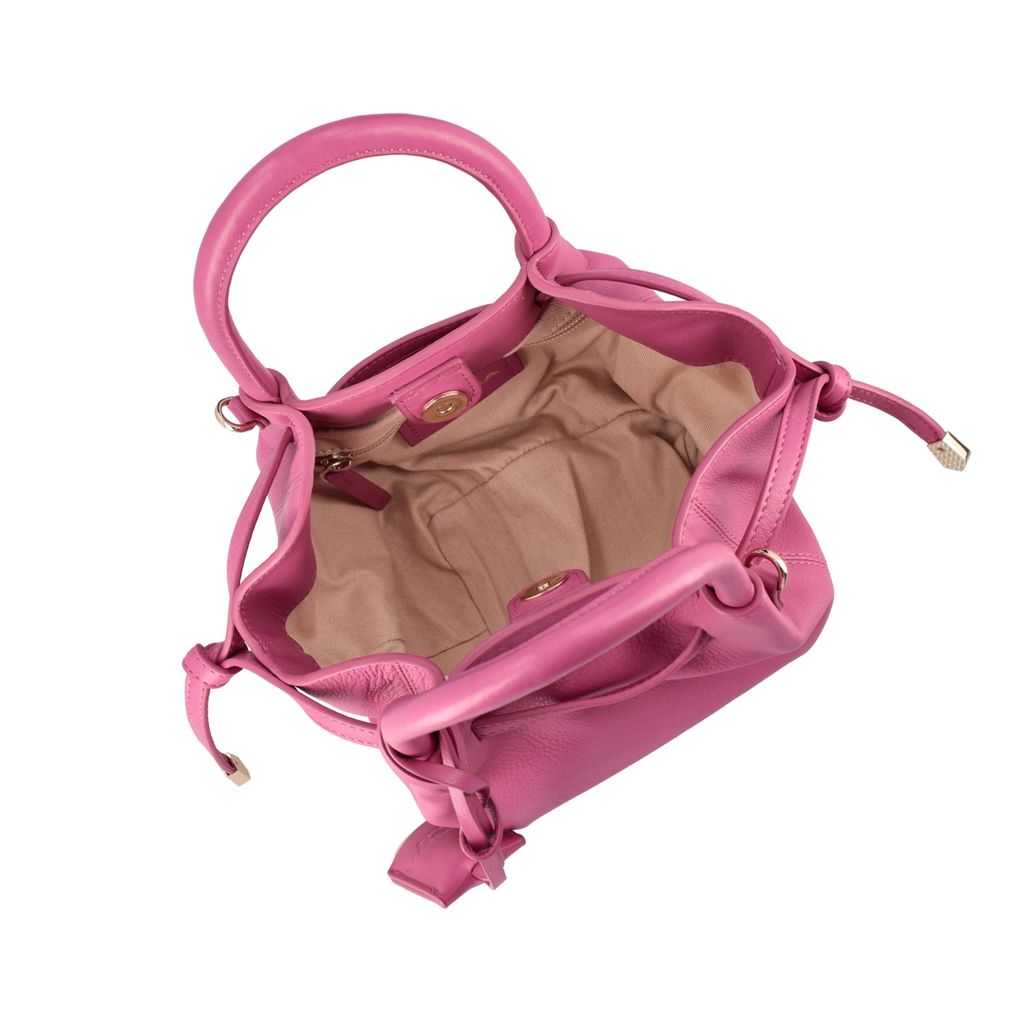 ToscaBlu Borsa a mano mini Sidney in pelle colore fucsia