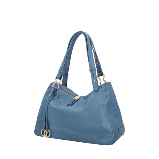 ToscaBlu Shopping bag grande Susan colore blu