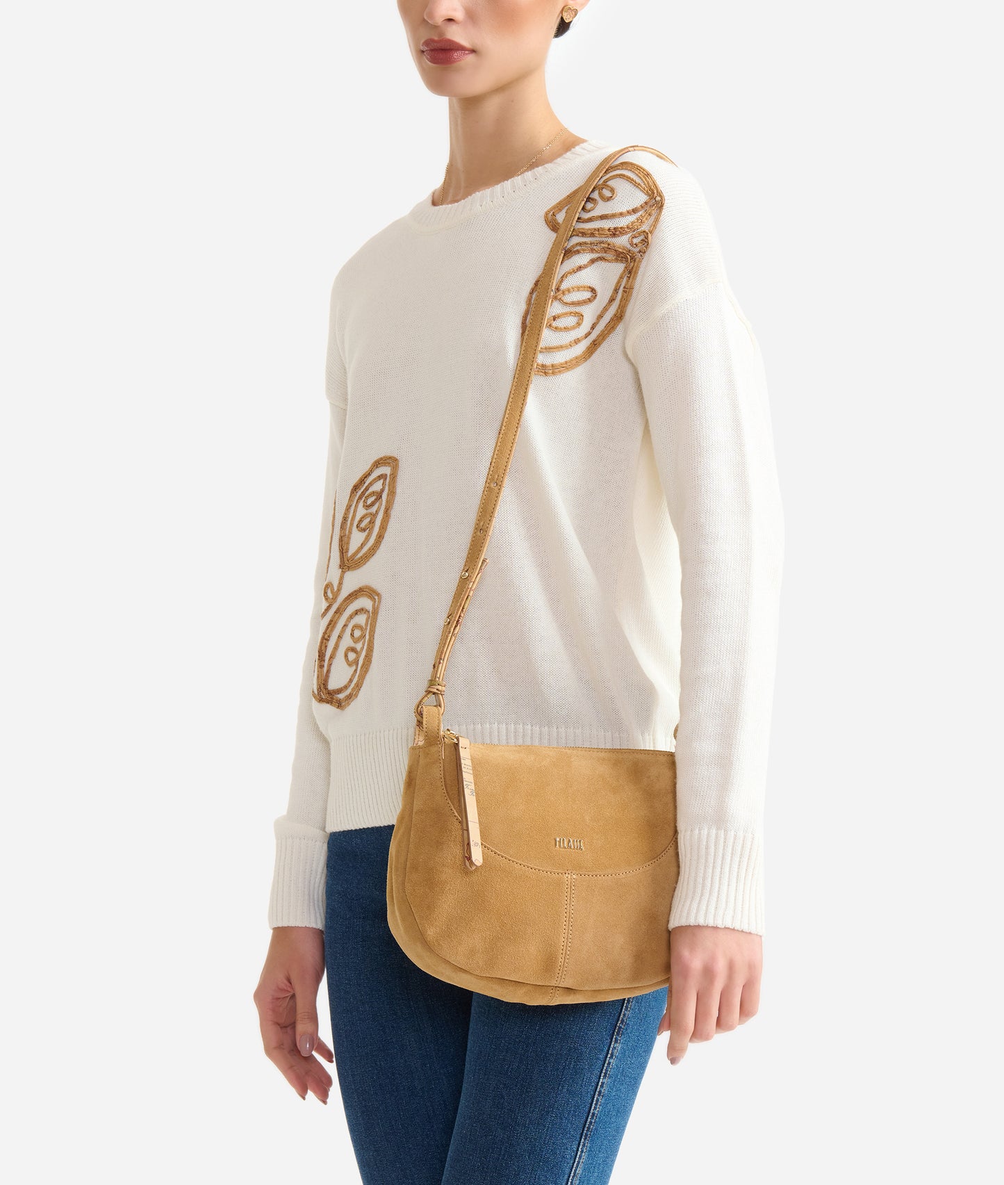 Tribal Leather bandoliera Rame Alviero Martini