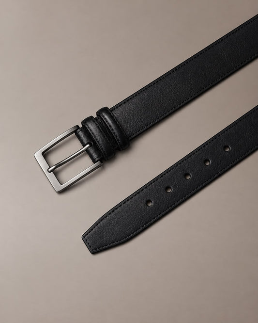 Cintura Uomo in Vera Pelle 100% Made in Italy – Il Kuoio 2667Nero