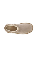 Carica l'immagine nel visualizzatore di Gallery, tronchetto alla caviglia in pelle scamosciata taupe