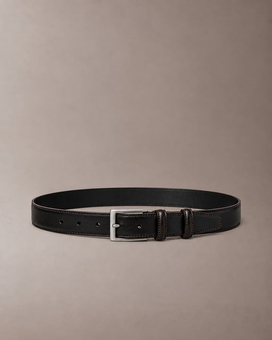 Cintura Uomo in Vera Pelle 100% Made in Italy – Il Kuoio 2667T.Moro