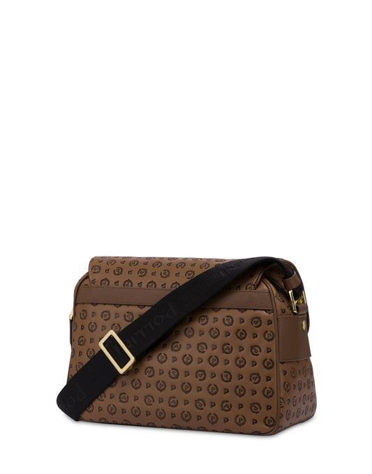 Pollini Linea Heritage Borsa Messenger Heritage Overtone Tan/marrone