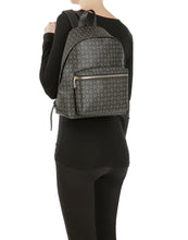 Carica l'immagine nel visualizzatore di Gallery, Linea Heritage Zaino Heritage Logo Classic Nero/nero