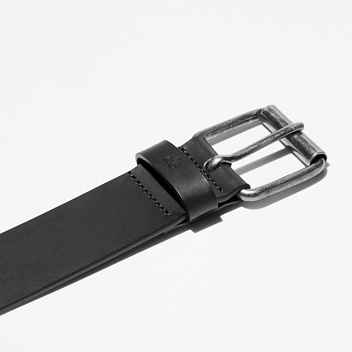 CINTURA IN PELLE DA UOMO IN COLORE NERO