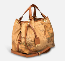 Carica l'immagine nel visualizzatore di Gallery, Art.C N148 6000 Geo Classic Borsa media a mano Alviero Martini