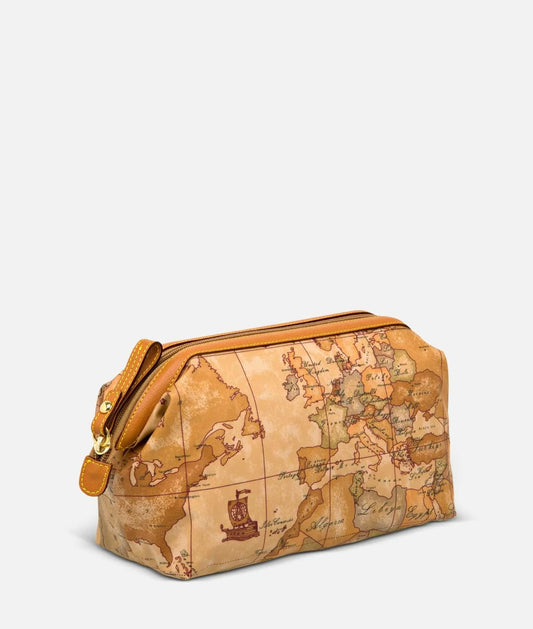 Art. C M060 6001 Geo Soft Beauty case medio a trapezio Alviero Martini