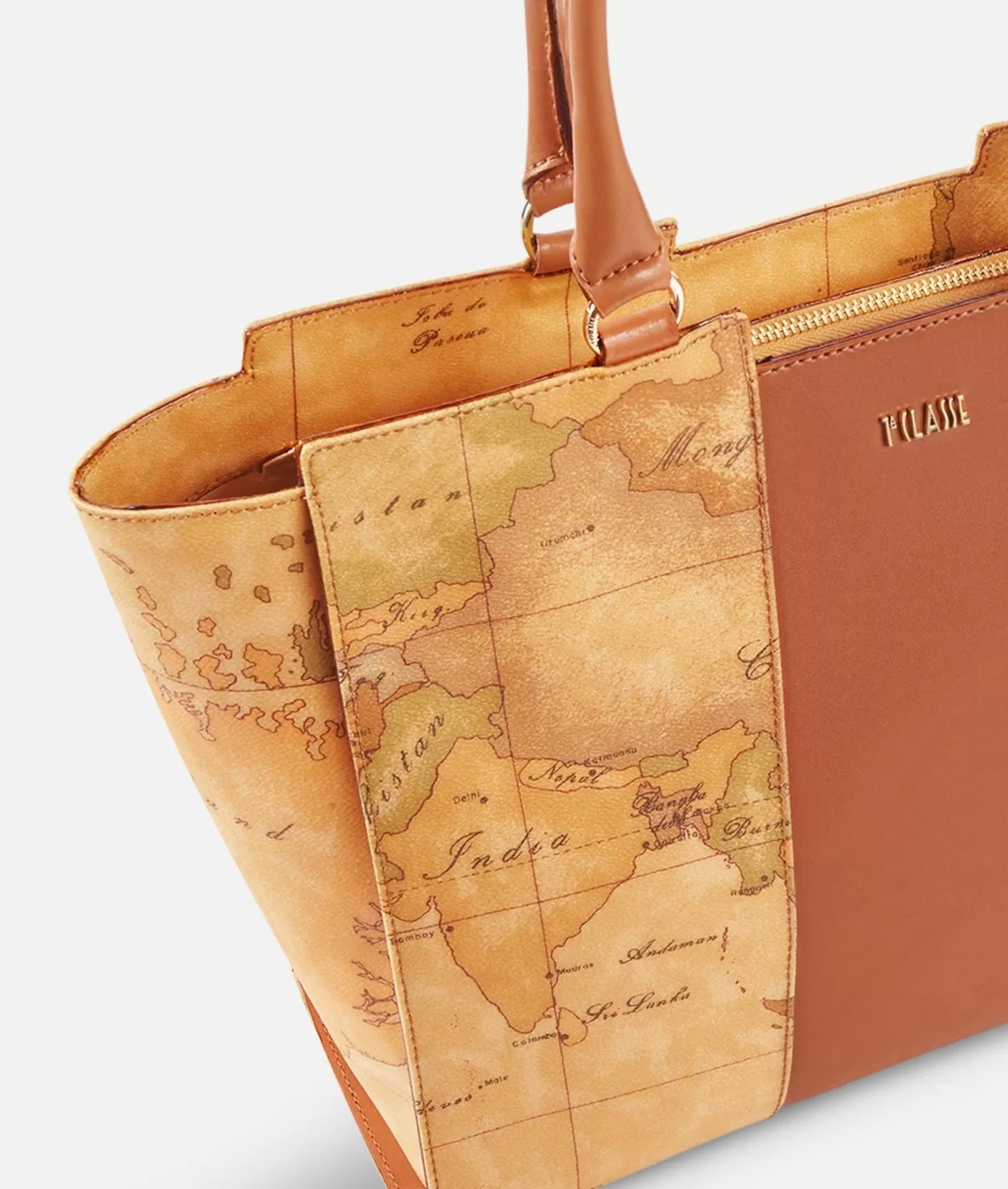 Art.C E027 6000 Geo Classic Borsa shopping con banda centrale
