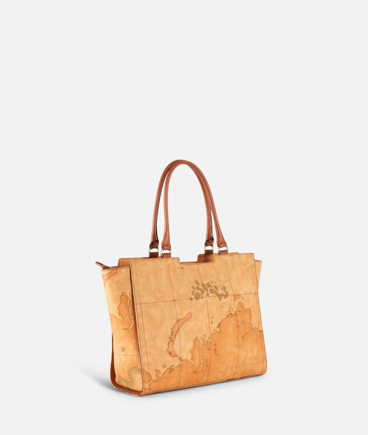 Art.C E027 6000 Geo Classic Borsa shopping con banda centrale