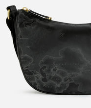 Carica l&#39;immagine nel visualizzatore di Gallery, Art.C S006 6900 Geo Soft Black tracolla a mezzaluna piccola

