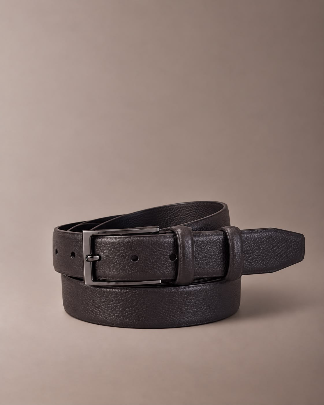 Cintura Uomo in Vera Pelle 100% Made in Italy – Il Kuoio 055T.Moro