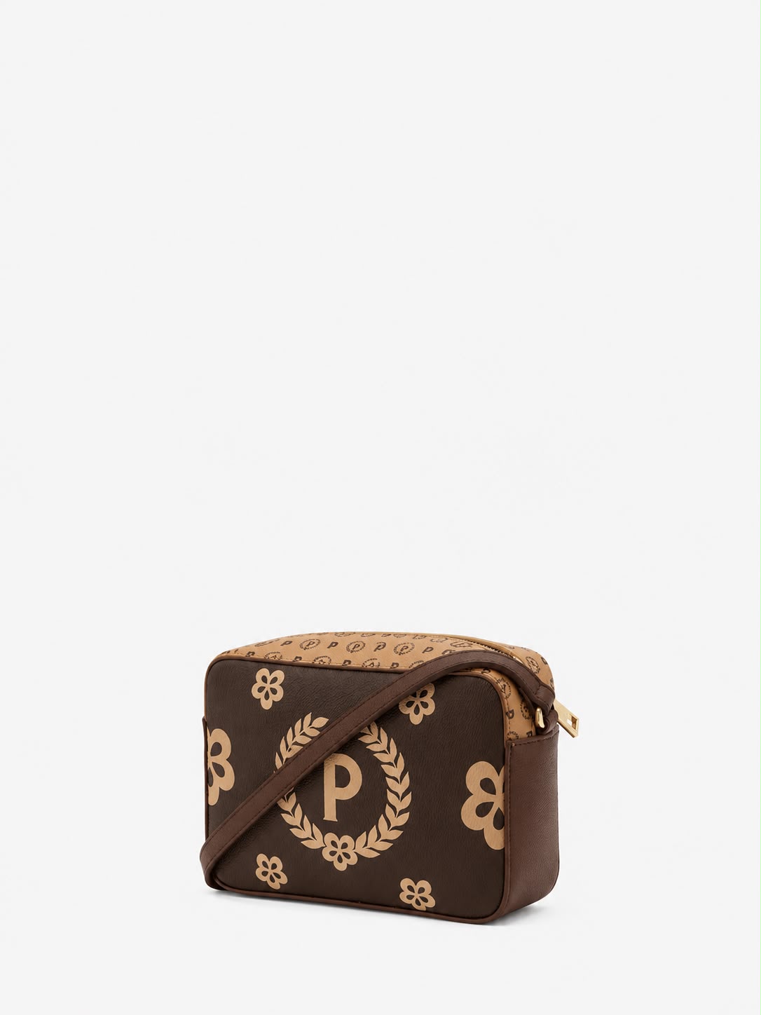 Pollini Borsa a tracolla Camera Bag Day-si! Heritage Marrone/Crema