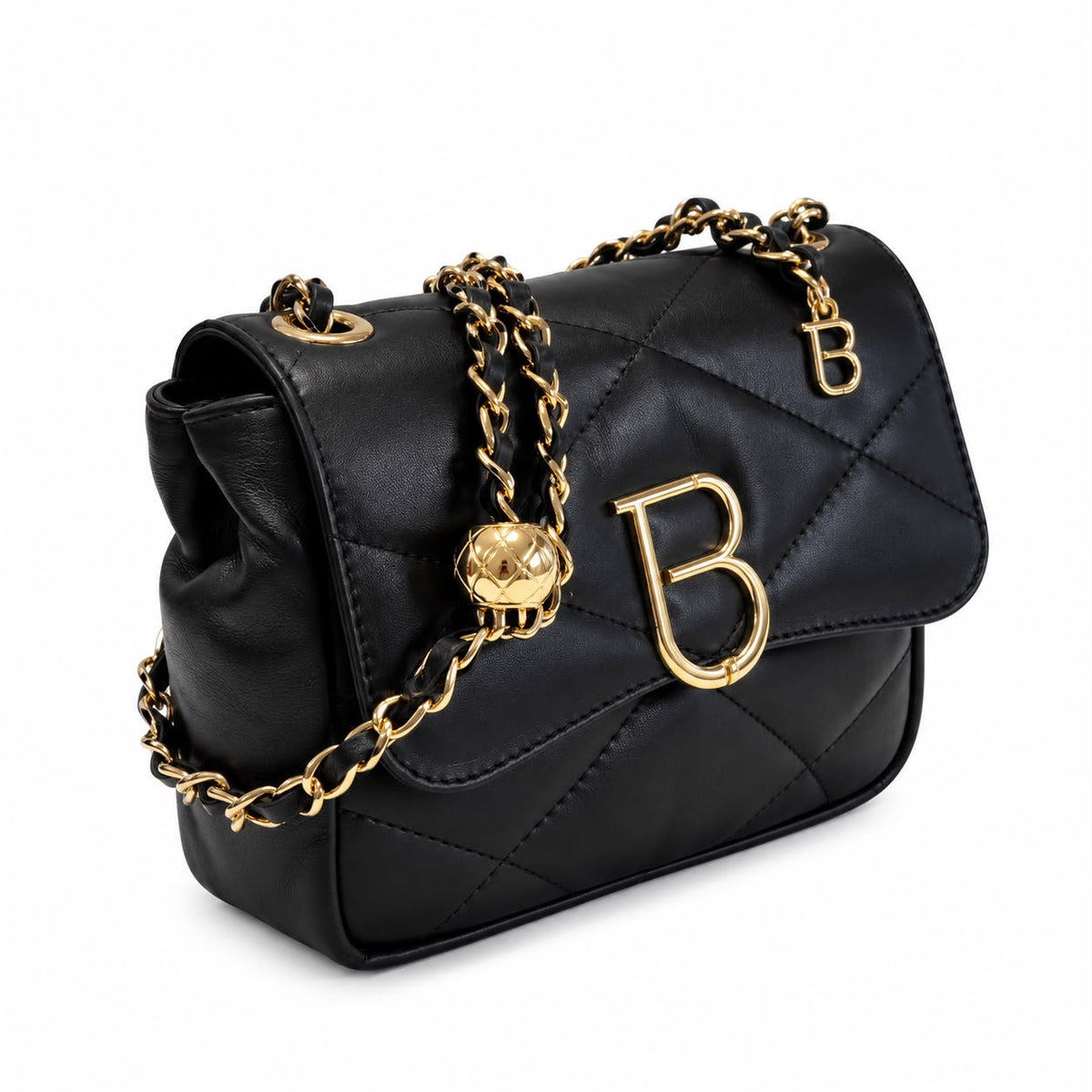 ToscaBlu  Tracollina trapuntata Emily con logo colore Nero
