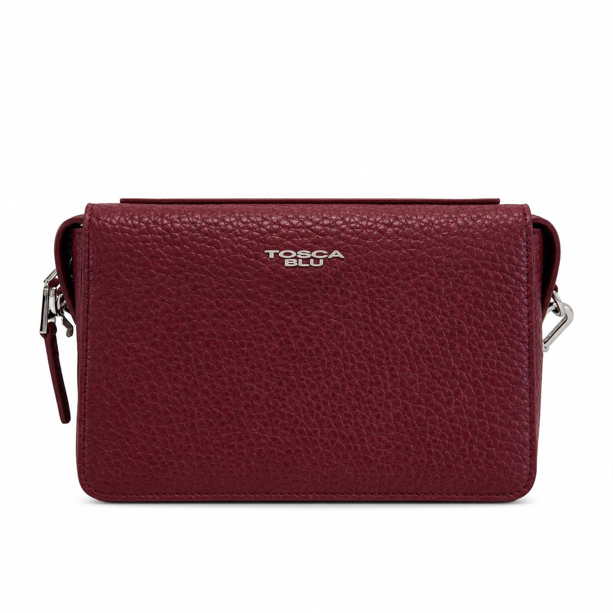 ToscaBlu  Tracolla in pelle Citylife colore rosso scuro