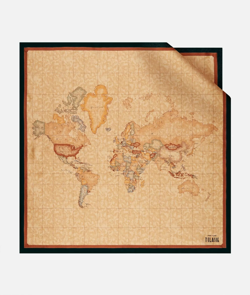 Foulard Geo Classic 90x90 Nero