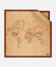 Carica l&#39;immagine nel visualizzatore di Gallery, Foulard Geo Classic 90x90 Castagna
